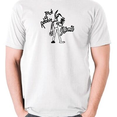 Pulp Fiction inspiriertes T-Shirt - Jack Rabbit Slims weiß