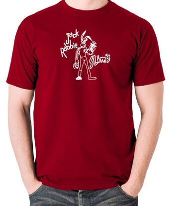 T-shirt inspiré de Pulp Fiction - Jack Rabbit Slims rouge brique