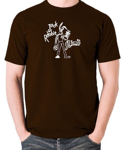 Pulp Fiction Inspired T Shirt - Jack Rabbit Slims chocolate