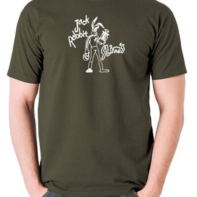 Camiseta inspirada en Pulp Fiction - Jack Rabbit Slims verde oliva