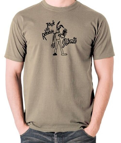 Pulp Fiction Inspired T Shirt - Jack Rabbit Slims khaki