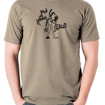 Camiseta inspirada en Pulp Fiction - Jack Rabbit Slims caqui