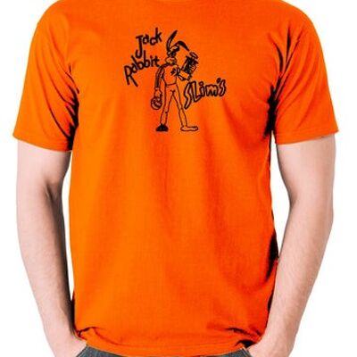 Camiseta inspirada en Pulp Fiction - Jack Rabbit Slims naranja