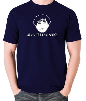 T-shirt inspiré de Plebs - Propriétaire d'accord ? marine