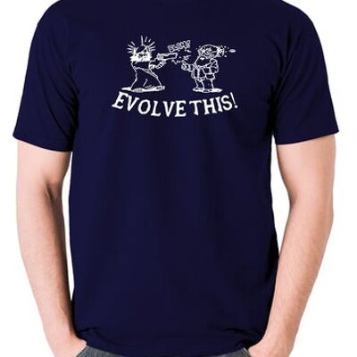 T-shirt inspiré de Paul - Faites évoluer ça ! marine