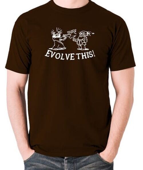 Paul Inspired T Shirt - Evolve This! chocolate