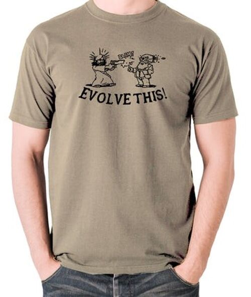 Paul Inspired T Shirt - Evolve This! khaki