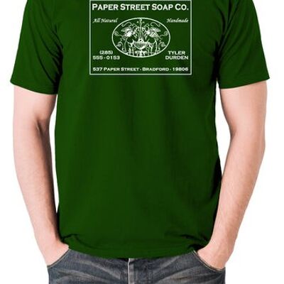 Fight Club Inspired T Shirt - Paper Street Soap Company green