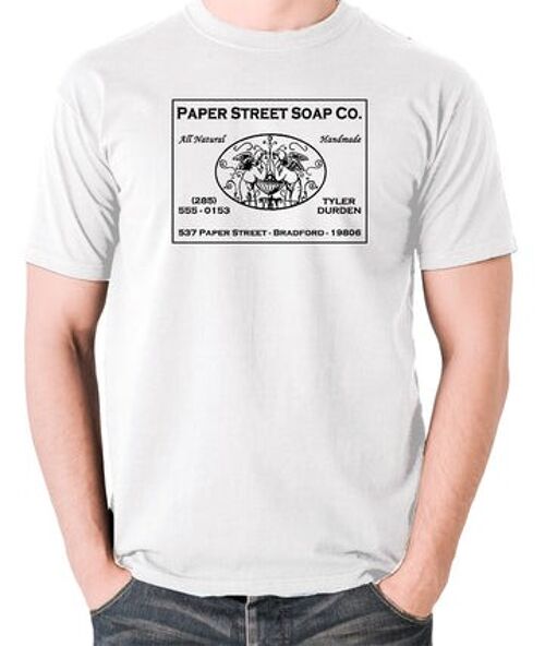 Fight Club Inspired T Shirt - Paper Street Soap Company white