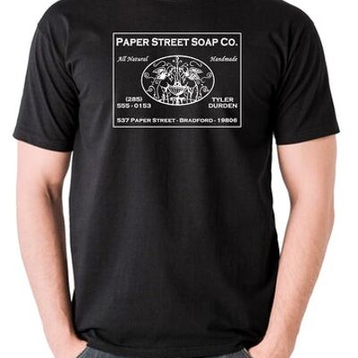 Maglietta ispirata al Fight Club - Paper Street Soap Company nera