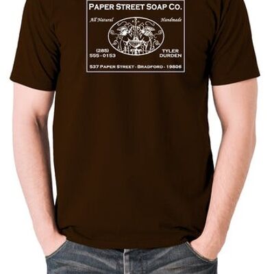 Fight Club Inspired T Shirt - Paper Street Soap Company chocolate