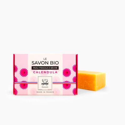 Savon solide BIO saponnifié à froid Calendula