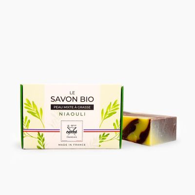 Savon solide BIO saponifié à froid Niaouli