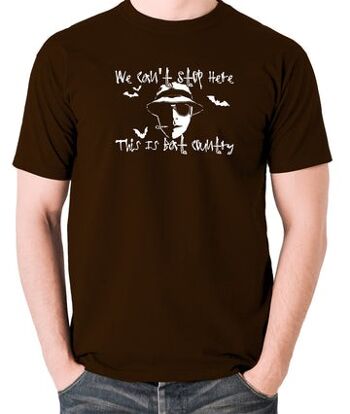 T-shirt inspiré de la peur et de la haine à Las Vegas - Nous ne pouvons pas nous arrêter ici, c'est du chocolat Bat Country