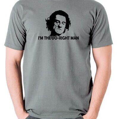 Camiseta inspirada en Cape Fear - Soy el hombre correcto gris