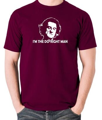 T-shirt inspiré de Cape Fear - I'm The Do-Right Man bordeaux