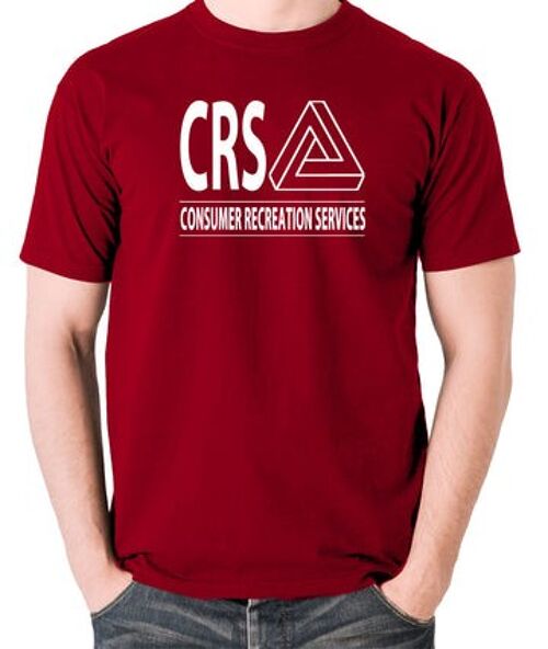 The Game Inspired T Shirt - CRS Consumer Recreation Services brick red