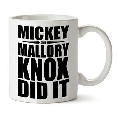 Taza inspirada en Natural Born Killers - Mickey y Mallory Knox lo hicieron