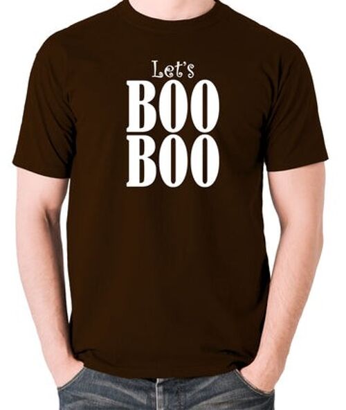 The Worlds End Inspired T Shirt - Let's Boo Boo chocolate
