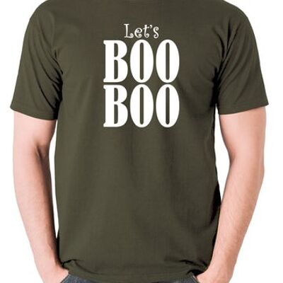 The Worlds End Inspired T Shirt - Let's Boo Boo olive