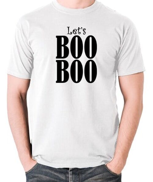 The Worlds End Inspired T Shirt - Let's Boo Boo white