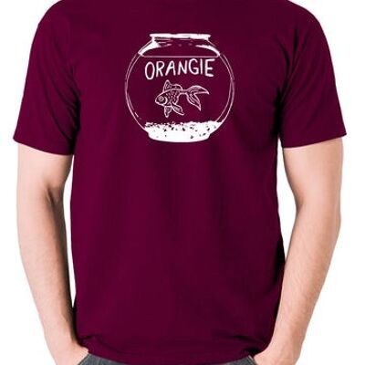 Maglietta ispirata ai ragazzi di Trailer Park - bordeaux arancione