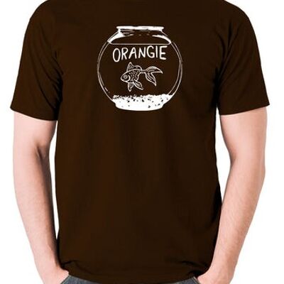 Maglietta ispirata ai ragazzi di Trailer Park - cioccolato Orange