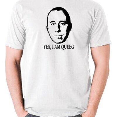 Red Dwarf Inspired T Shirt - Yes, I Am Queeg white