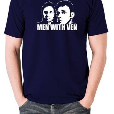 Peep Show Inspired T Shirt - Men With Ven navy