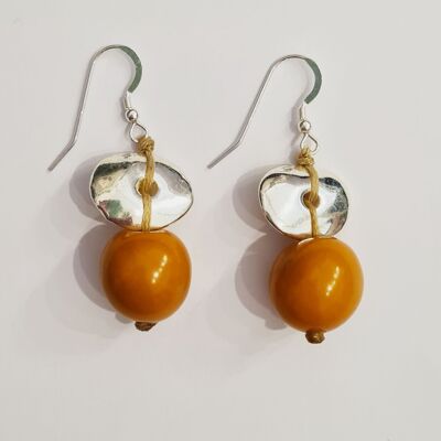 Baiana Bombona Earrings - Yellow