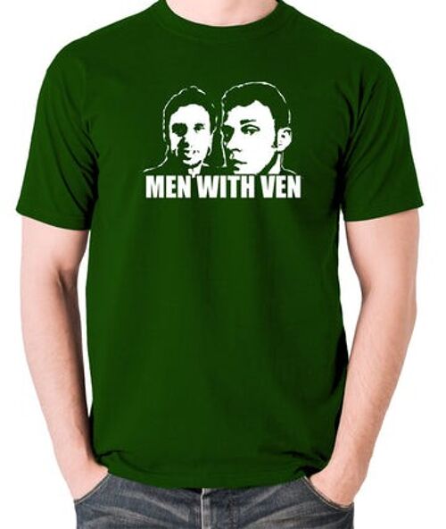 Peep Show Inspired T Shirt - Men With Ven green