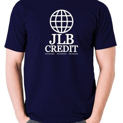 Peep Show inspiriertes T-Shirt - JLB Credit International Marineblau