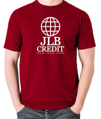 T-shirt inspiré du Peep Show - JLB Credit International rouge brique