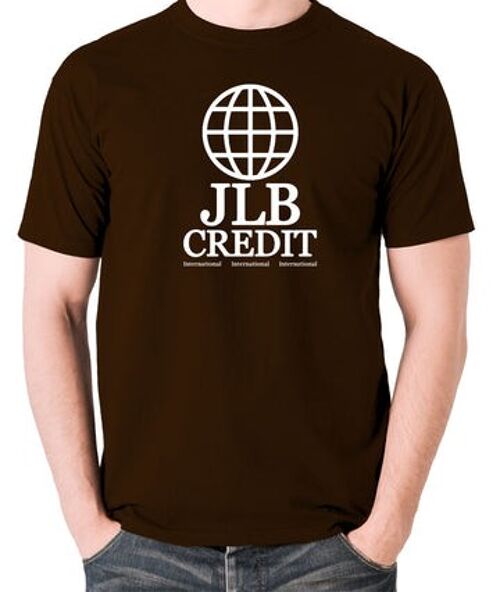 Peep Show Inspired T Shirt - JLB Credit International chocolate