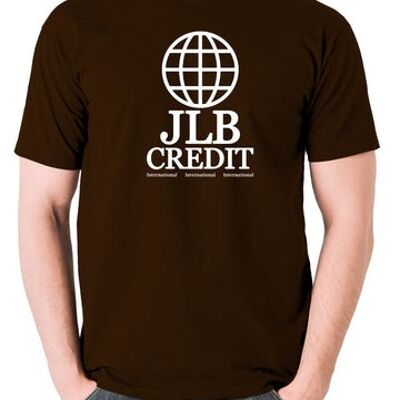 Camiseta inspirada en Peep Show - JLB Credit International chocolate