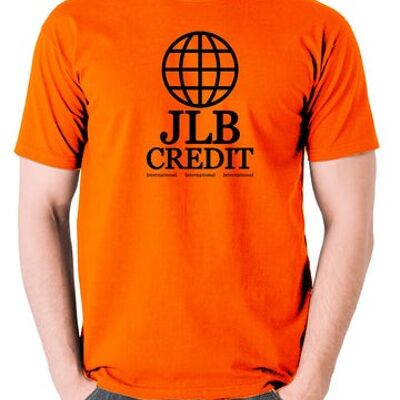 Peep Show Inspired T Shirt - JLB Credit International orange