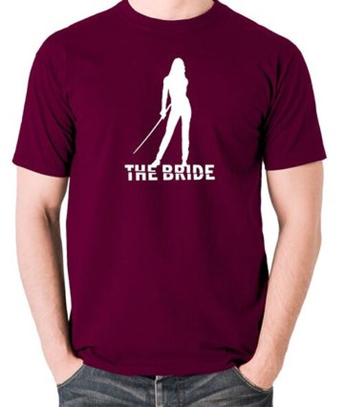 Kill Bill Inspired T Shirt - The Bride burgundy