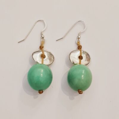 Baiana Bombona Earrings - Minty