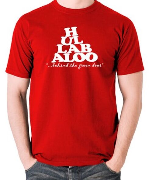 Once Upon A Time In Hollywood Inspired T Shirt - Hullabaloo red