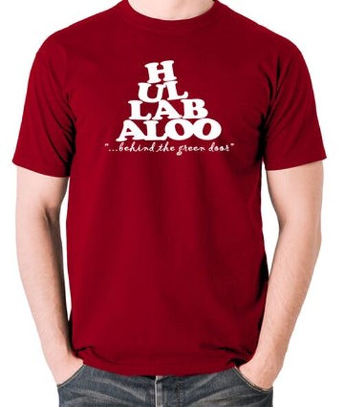 Once Upon A Time In Hollywood Inspired T Shirt - Hullabaloo brick red