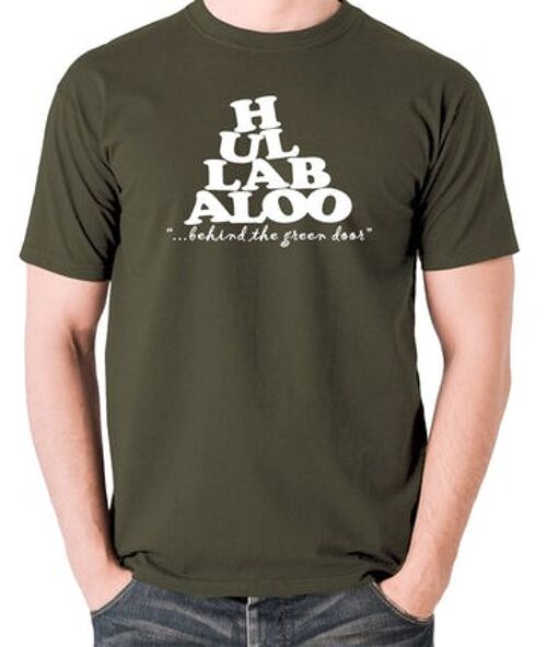 Once Upon A Time In Hollywood Inspired T Shirt - Hullabaloo olive