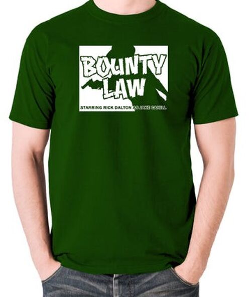 Once Upon A Time In Hollywood Inspired T Shirt - Bounty Law green