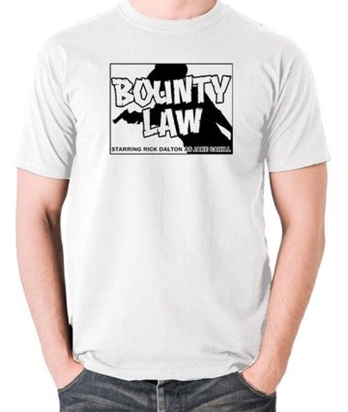 Once Upon A Time In Hollywood Inspired T Shirt - Bounty Law white