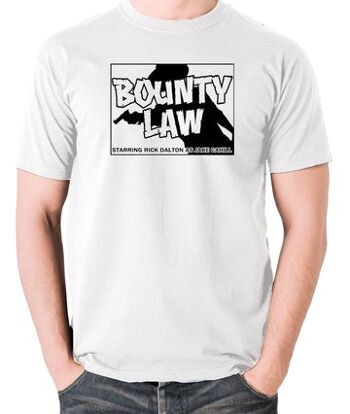 Il était une fois à Hollywood T-shirt inspiré - Bounty Law blanc