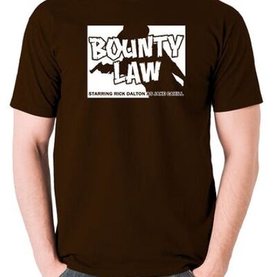 Es war einmal in Hollywood inspiriertes T-Shirt - Bounty Law Schokolade