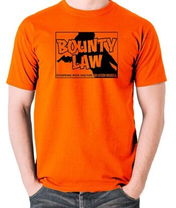 Il était une fois à Hollywood T-shirt inspiré - Bounty Law orange