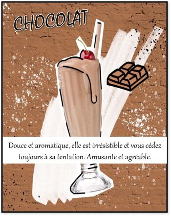 CHOCOLAT Boîte de 200 pailles comestibles aromatisées 1