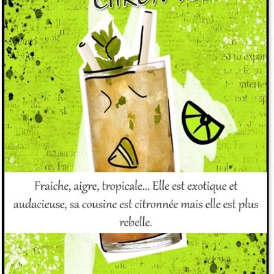 LIME Confezione da 200 cannucce commestibili aromatizzate