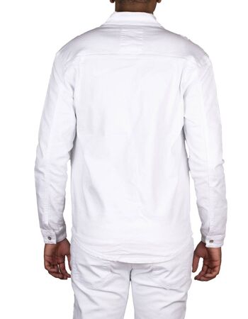 Chemise en jeans blanc Black Industry 2318 3