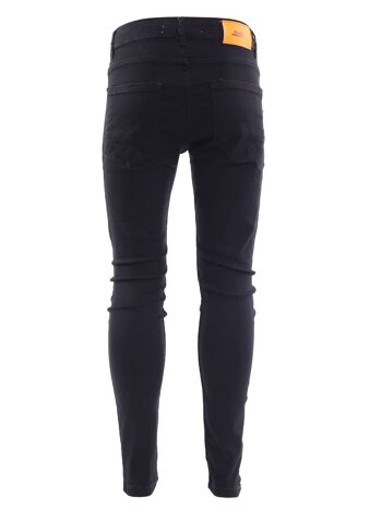 Jeans Skinny Noir Black Industry 7061R2 3